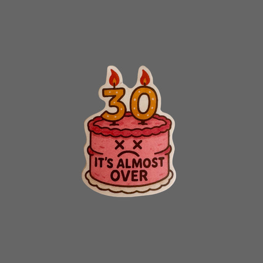 30th Birthday Sticker